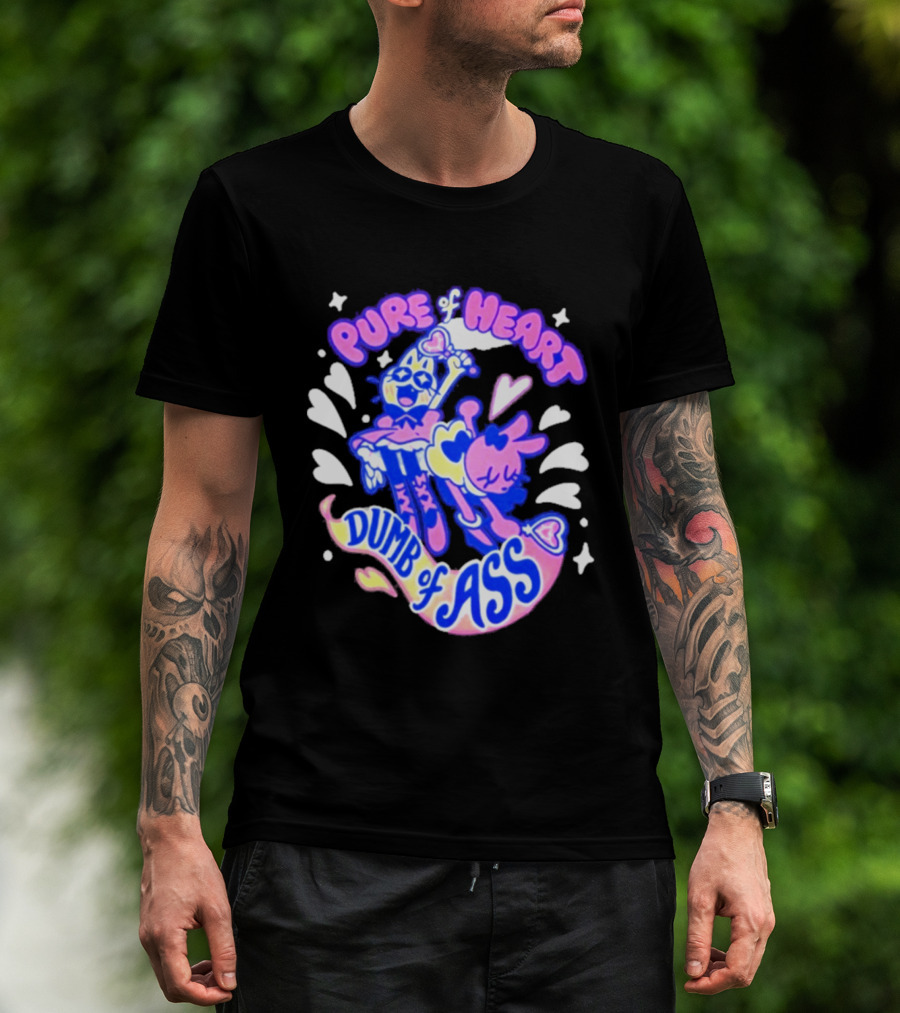 Pure Heart Dumb Of Ass Giraffalope Fun T-Shirt