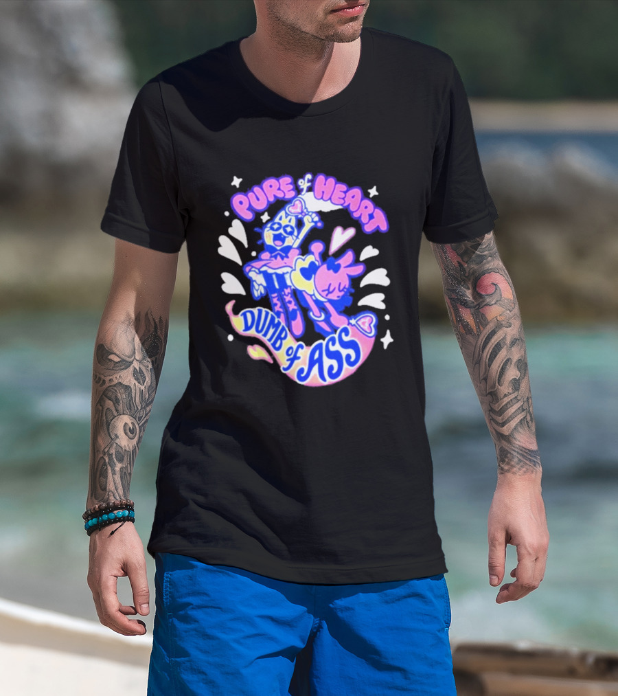 Pure Heart Dumb Of Ass Giraffalope Fun T-Shirt