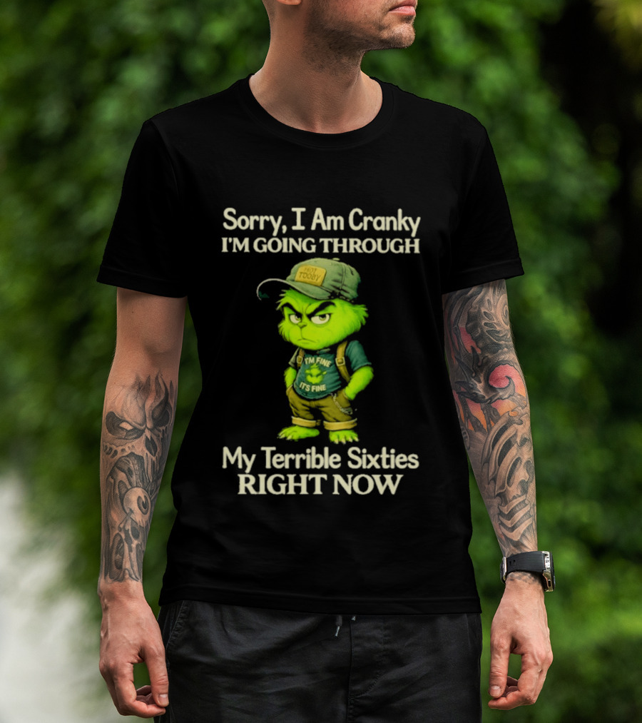 Sorry I Am Cranky I'm Going Through My Terrible Sixties Right Now T-Shirt