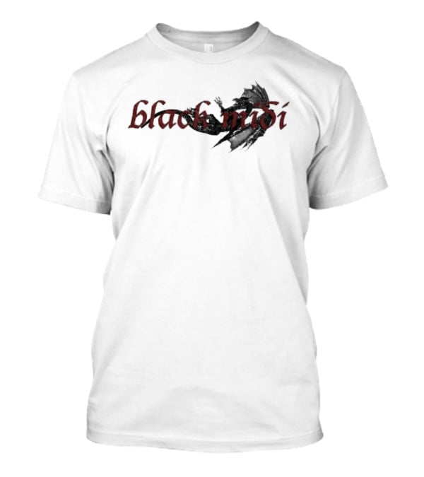 Black Midi Gothic T-Shirt