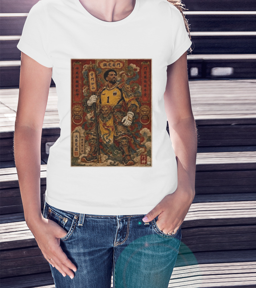 Cape Verde Goalkeeper Vozninha Door God Guardian T-Shirt