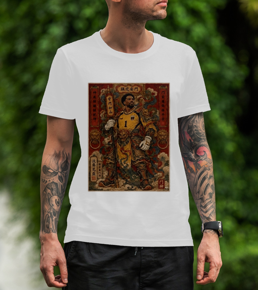Cape Verde Goalkeeper Vozninha Door God Guardian T-Shirt