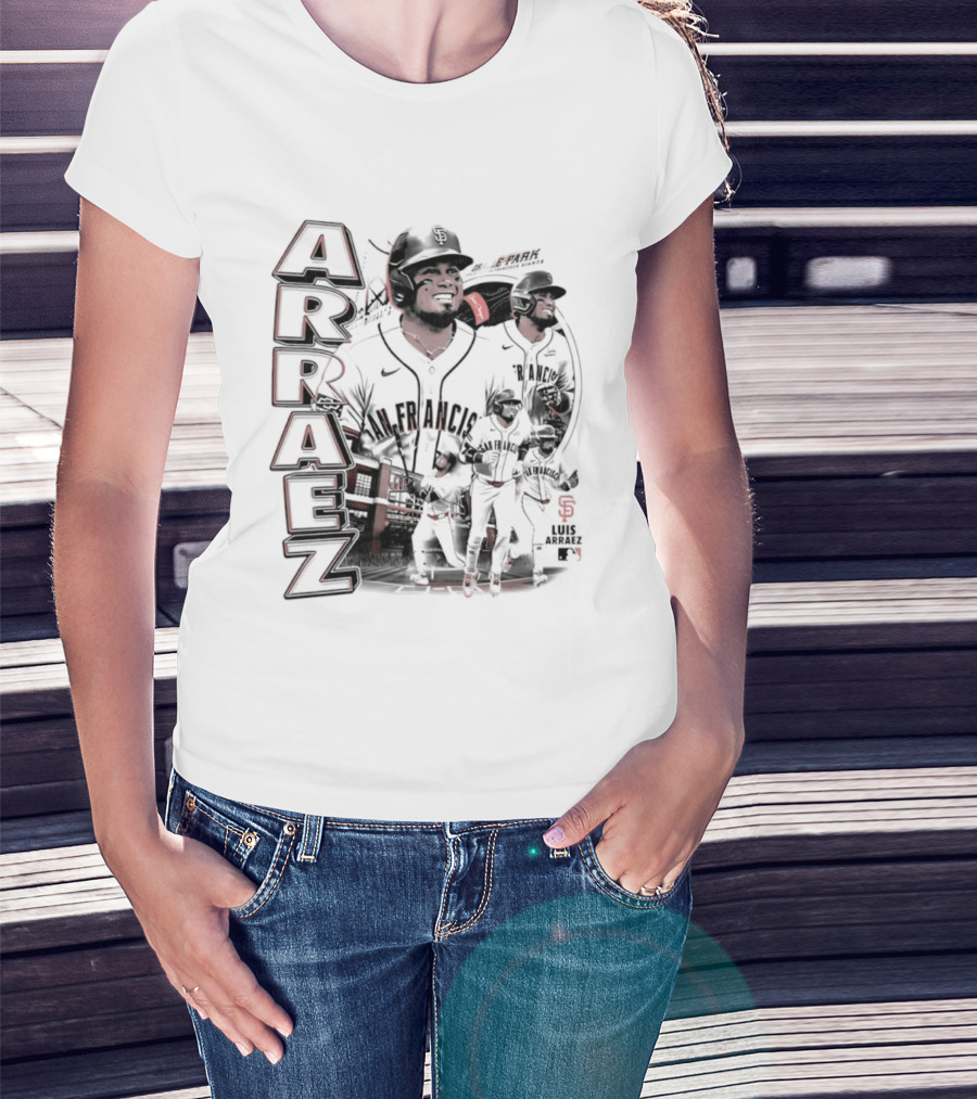 San Francisco Giants Luis Arraez MLB 2026 Collage T-Shirt