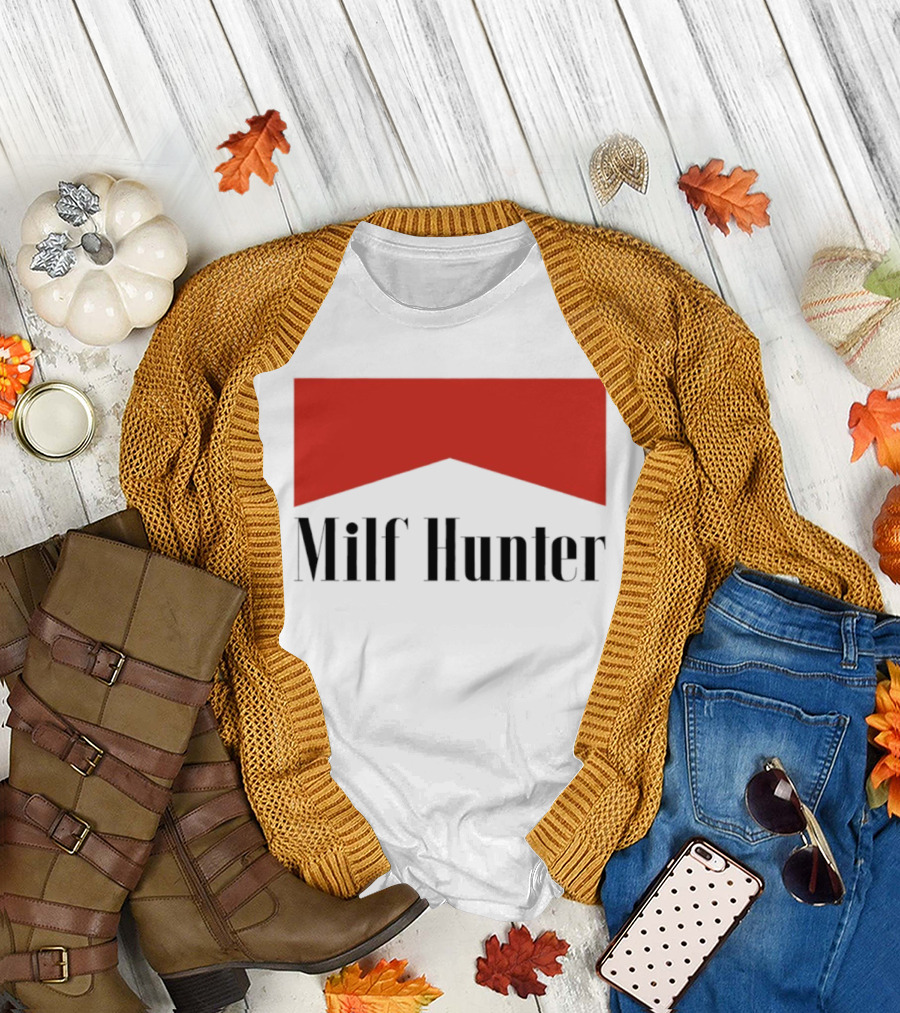 Milf Hunter Marlboro Red Crest T-Shirt