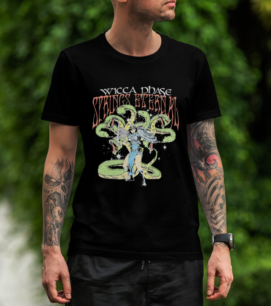 Wicca Phase Springs Eternal Mystic Protector Serpent Warrior T-Shirt
