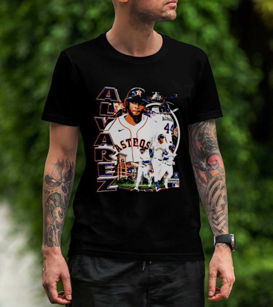 Yordan Alvarez Astros Baseball Number 44 Collage T-Shirt