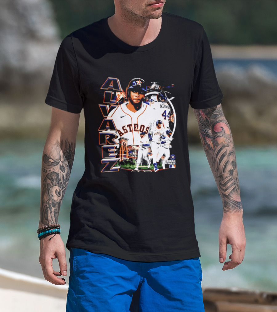 Yordan Alvarez Astros Baseball Number 44 Collage T-Shirt
