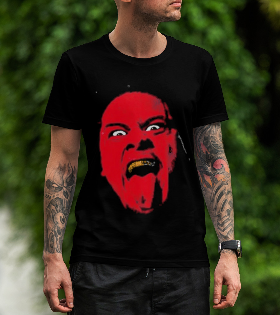 Zilla Fatu Distressed Wrestling Face T-Shirt