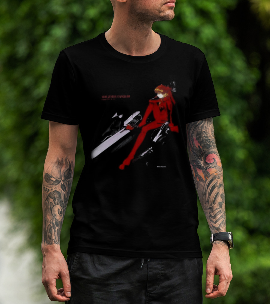 Asuka Langley Soryu Neon Genesis Evangelion Genesis 0 11 Bold Red T-Shirt