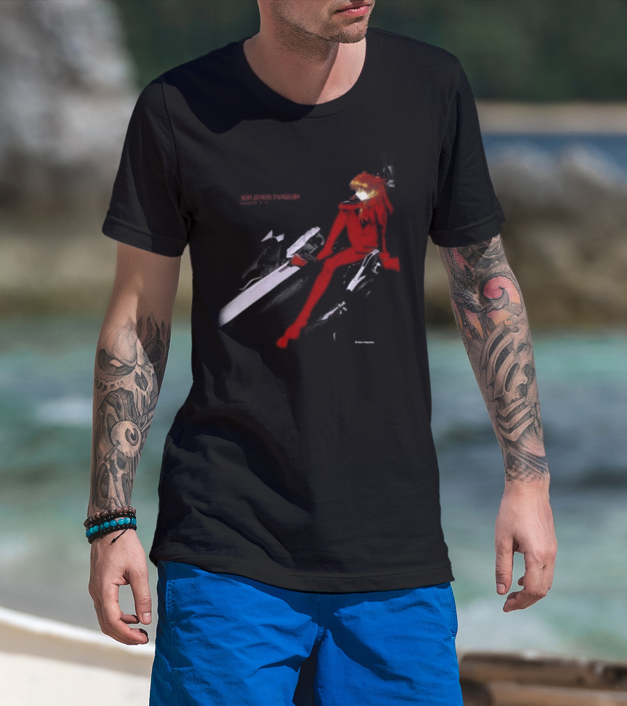 Asuka Langley Soryu Neon Genesis Evangelion Genesis 0 11 Bold Red T-Shirt
