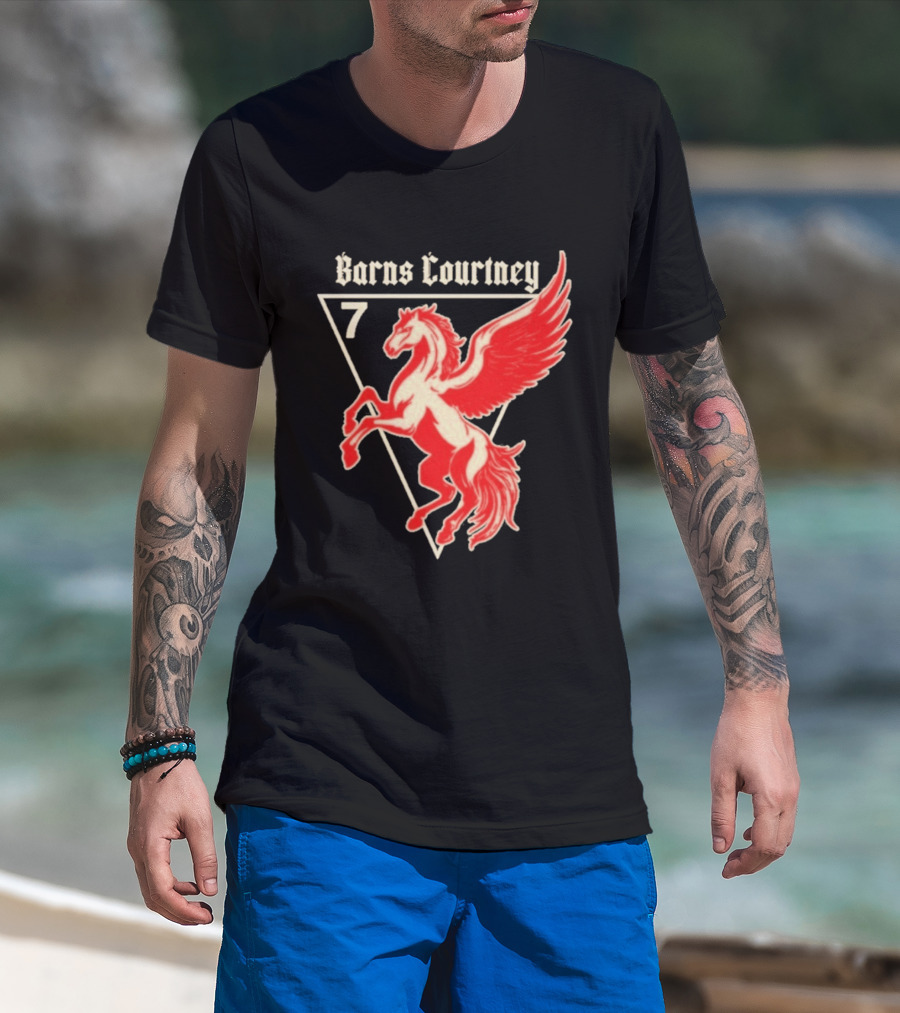 Barns Courtney Pegasus 7 Retro Triangular Pegasus T-Shirt
