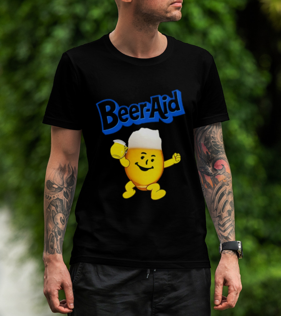 Beer Aid Kool Aid Beer Alcohol Party Humor T-Shirt