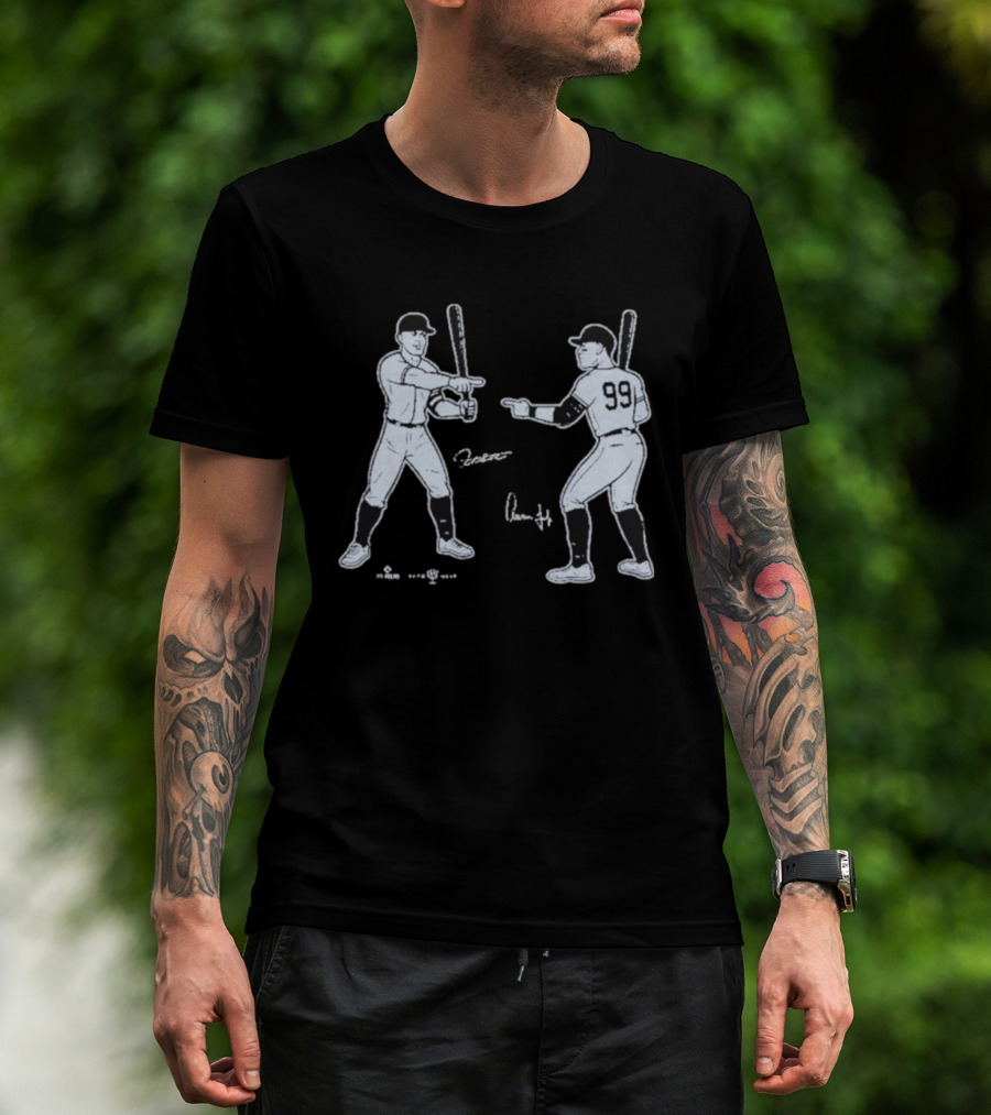 Giancarlo Stanton Aaron Judge New York Yankees Bronx Giants T-Shirt