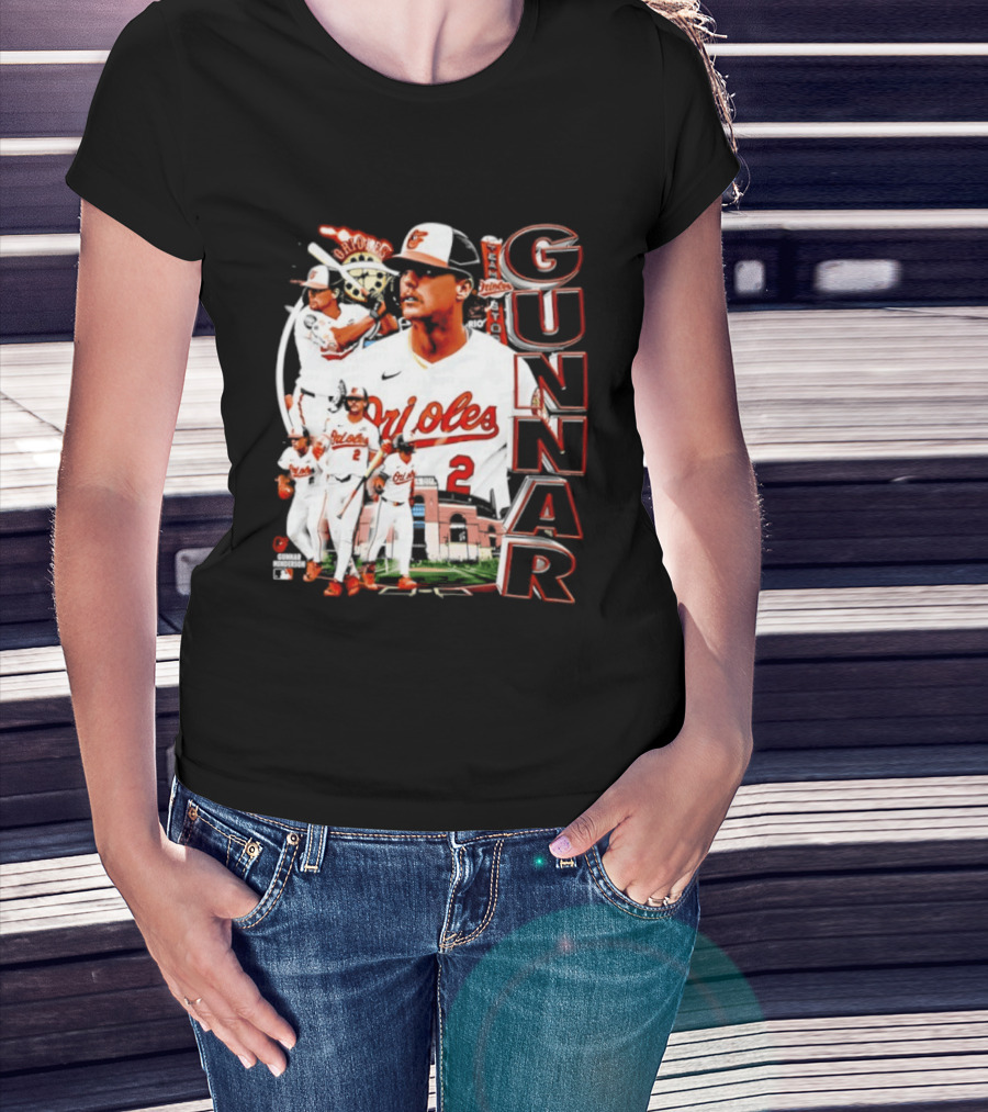 Gunnar Henderson Baltimore Orioles MLB 2026 Collage T-Shirt