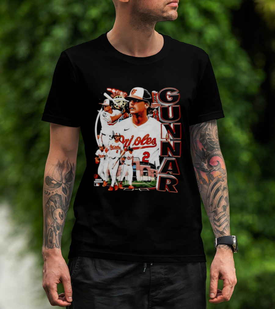 Gunnar Henderson Baltimore Orioles MLB 2026 Collage T-Shirt