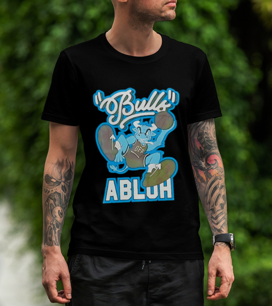 Bulls Abloh Off Basketball Slam Dunk T-Shirt
