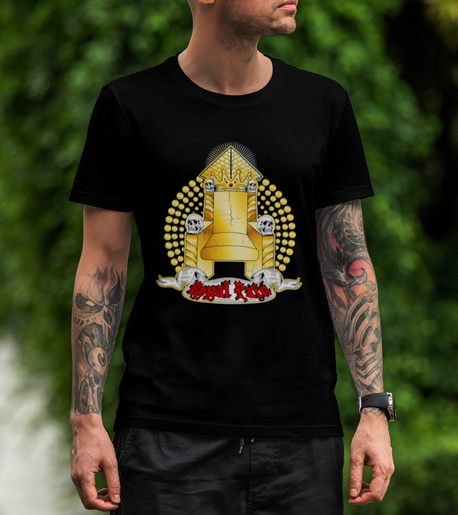 Kyng Wrestling Royal Throne And Crown Design Royal Pain T-Shirt