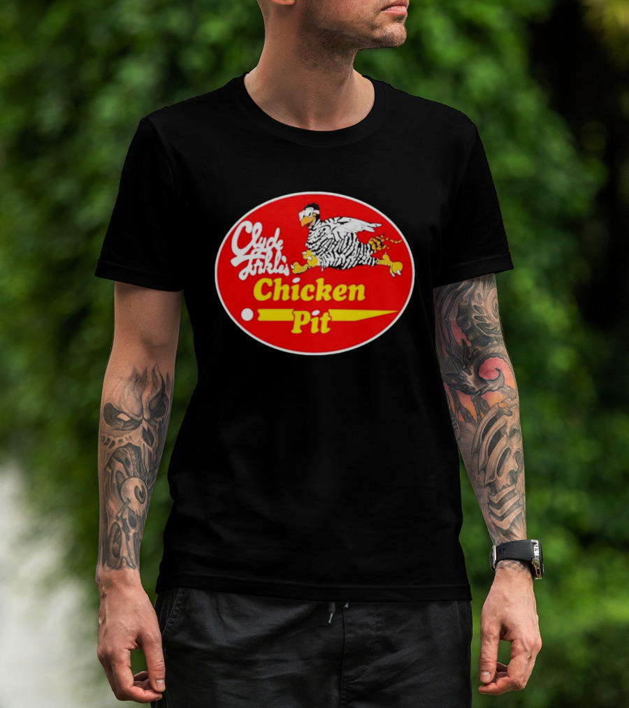 Clyde Torkel's Chicken Pit Stroker Ace Racing Theme Retro 1983 T-Shirt