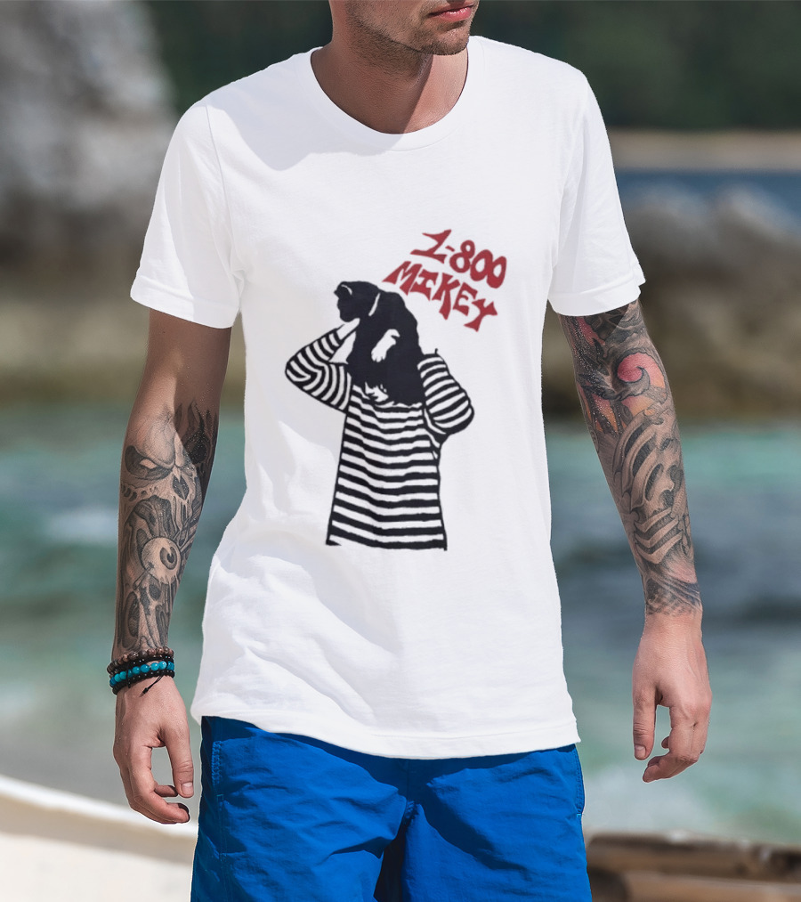 1 800 Mikey Striped Sweater T-Shirt