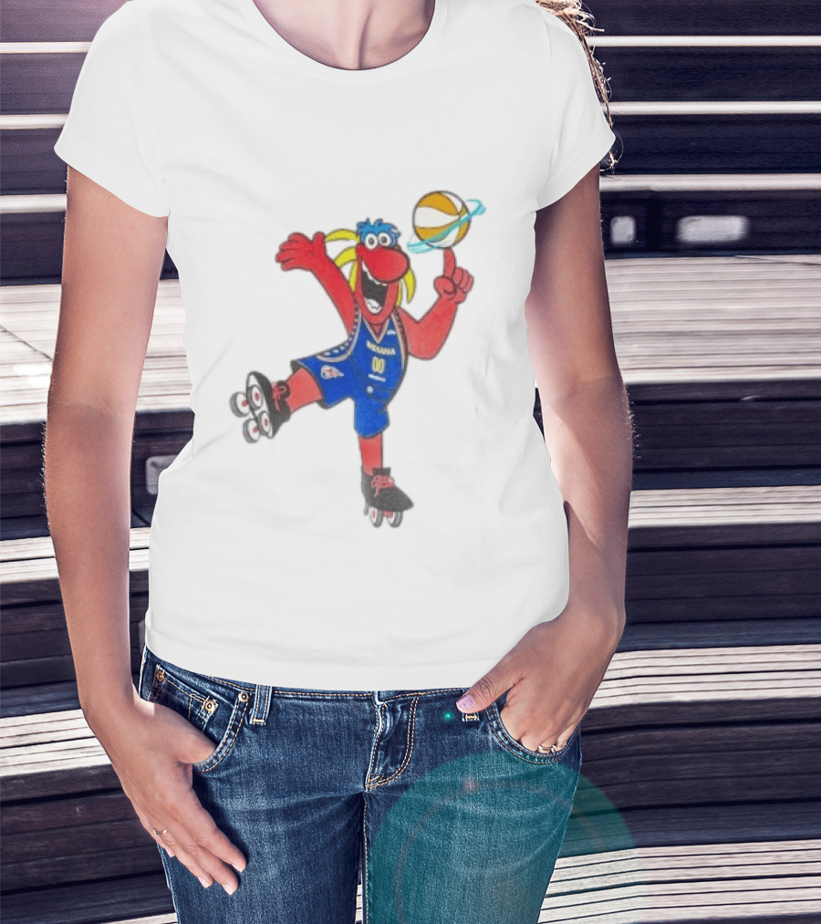 Freddy Fever Indiana 00 WNBA Roller Skating T-Shirt