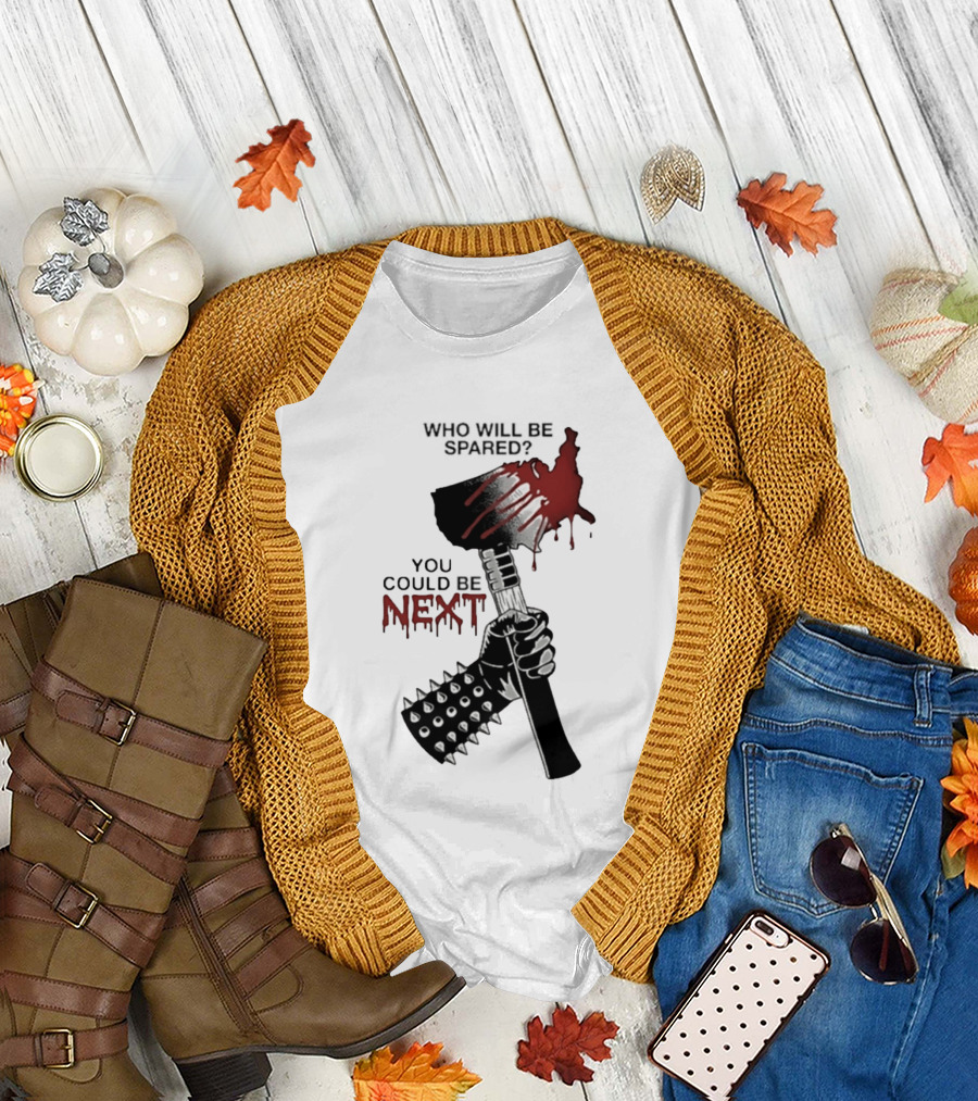 United States Map Axe Who Will Be Spared You Could Be Next T-Shirt