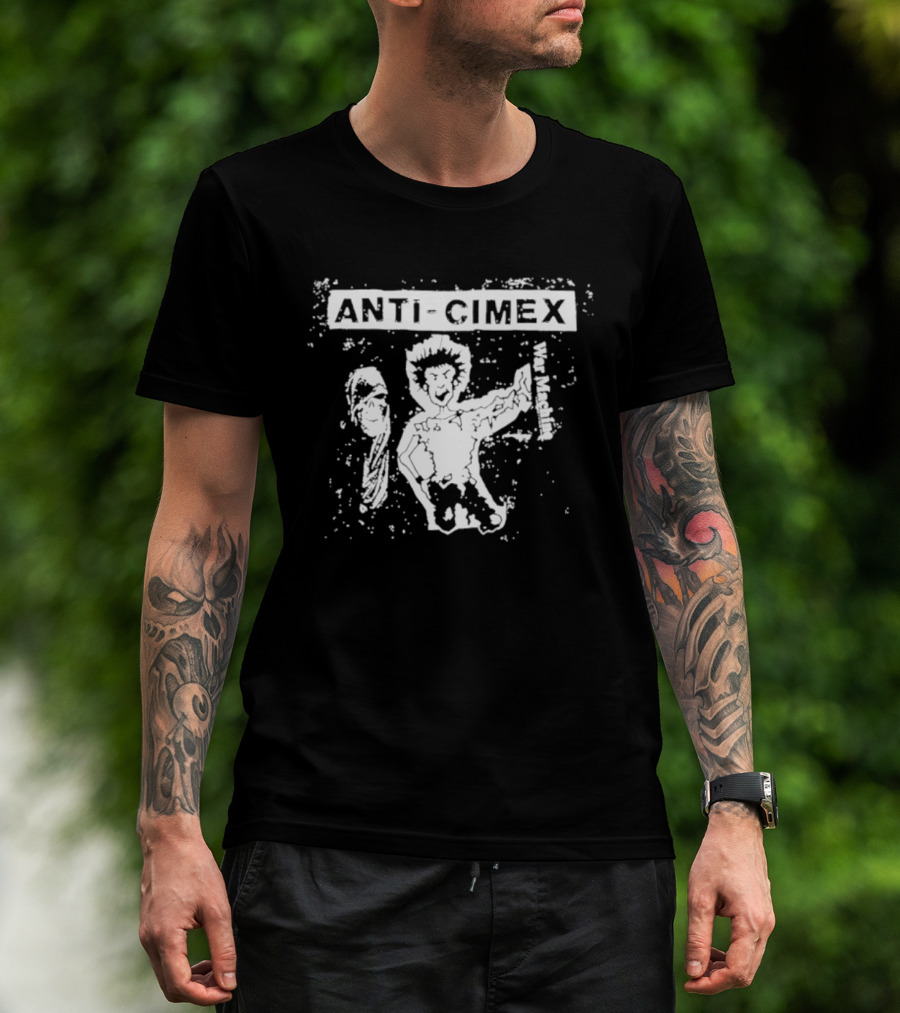 Anti Cimex War Machine Swedish Hardcore Punk T-Shirt