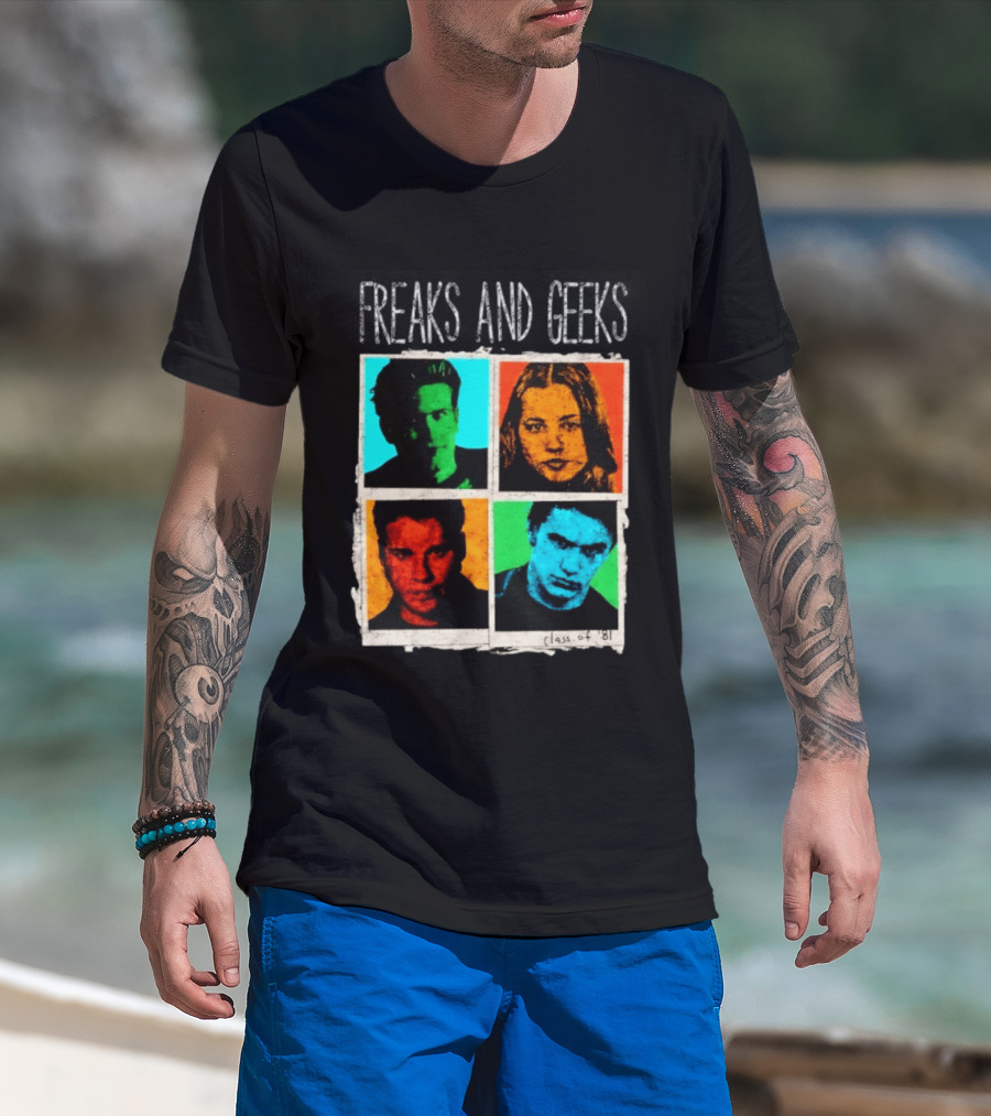 Freaks And Geeks Class Of 81 TV Show Cult Classic Character Portraits T-Shirt