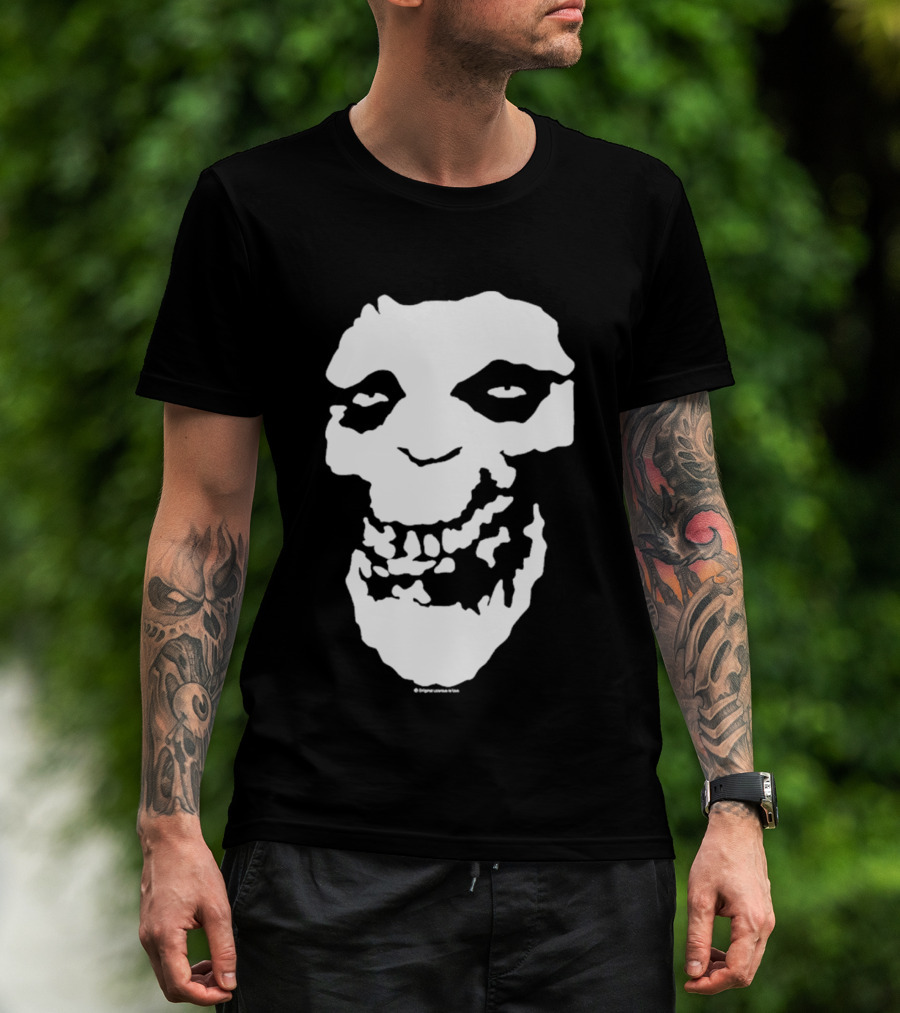 Halftime A Bathing Ape Misfits Fiend Skull T-Shirt