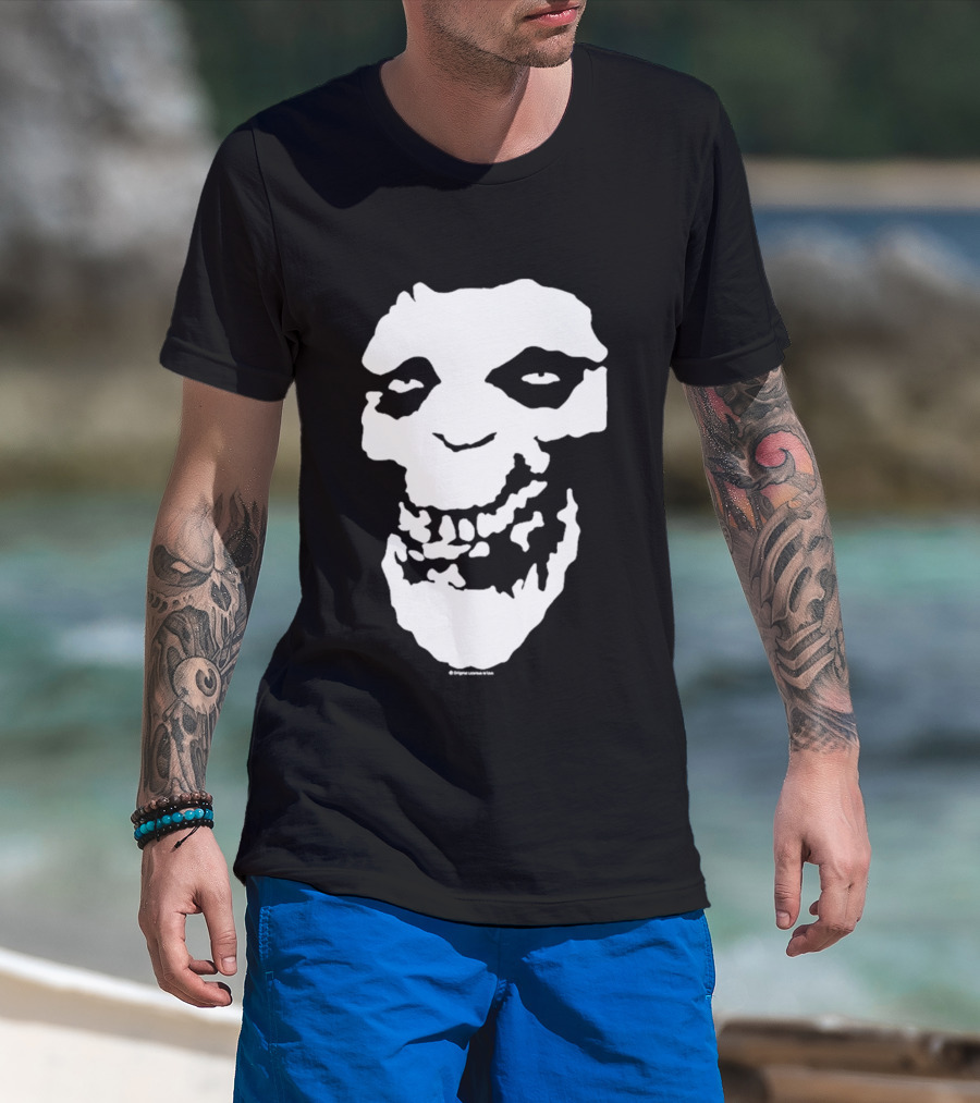 Halftime A Bathing Ape Misfits Fiend Skull T-Shirt