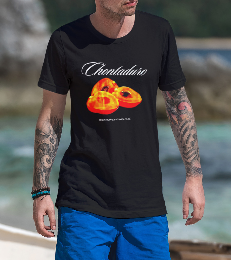 Chontaduro Es Una Fruta Que No Sabe A Fruta With Vibrant Fruit T-Shirt