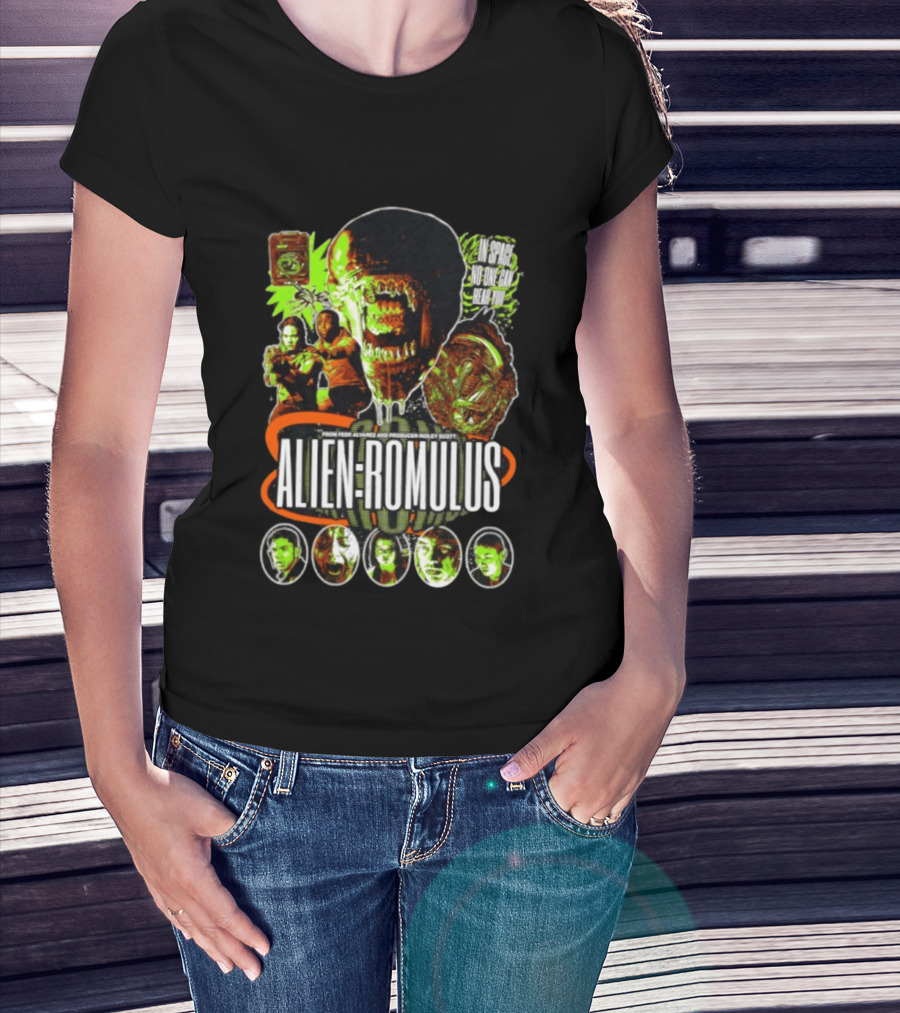 Alien Romulus Horror In Space No One Can Hear You T-Shirt
