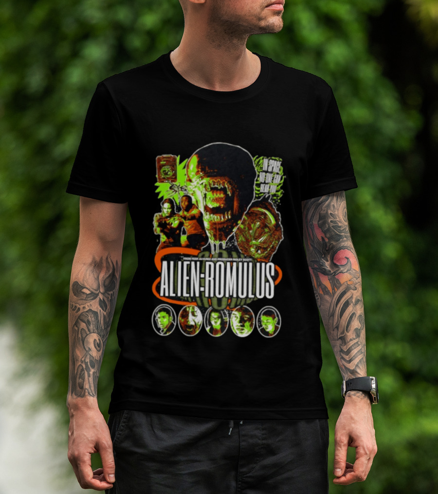 Alien Romulus Horror In Space No One Can Hear You T-Shirt