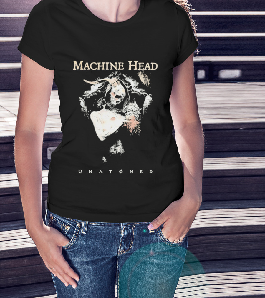Machine Head Unatøned Abstract Face T-Shirt