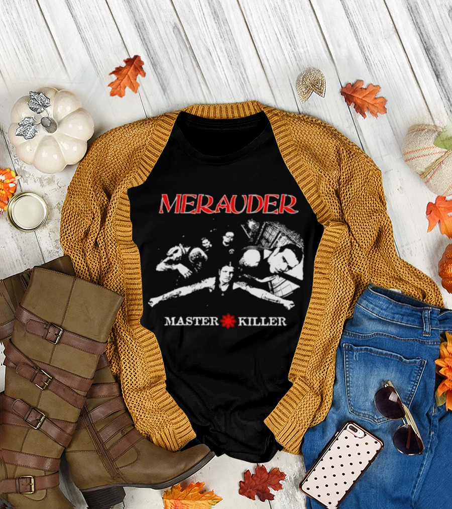 Merauder Master Killer Hardcore Metal Iconic Album T-Shirt