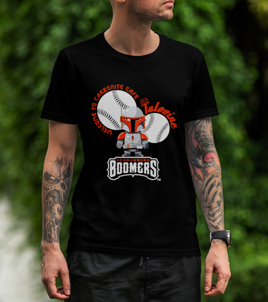 Schaumburg Boomers Welcome To Carbonite Cafe On Tatooine T-Shirt