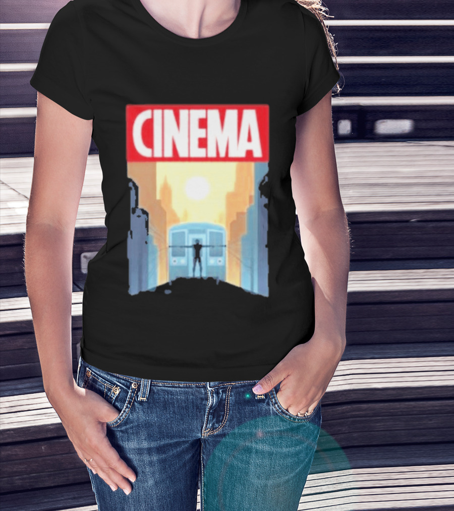 Screencrush Cinema Spidey Subway Sunset Scene T-Shirt
