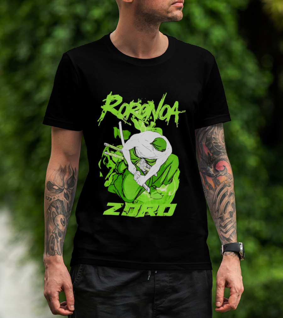 Roronoa Zoro Tonal One Piece Anime T-Shirt