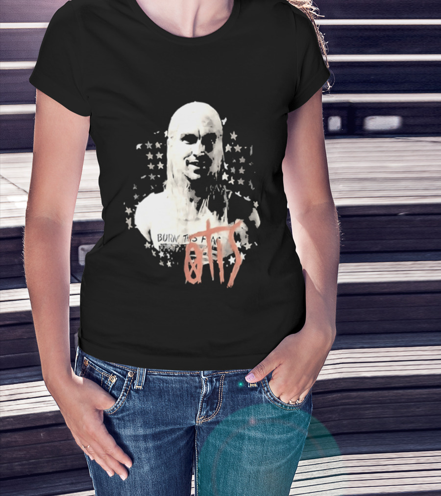 House Of 1000 Corpses Otis Rob Zombie Stars 2 Sided T-Shirt