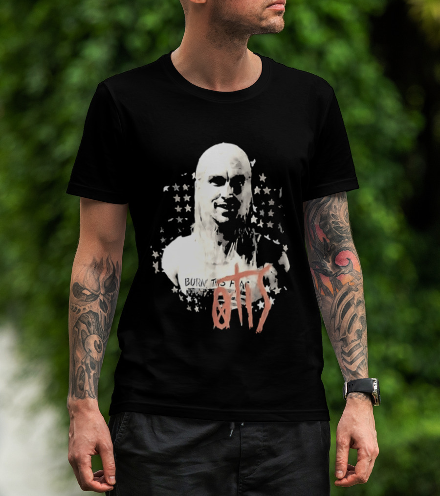 House Of 1000 Corpses Otis Rob Zombie Stars 2 Sided T-Shirt