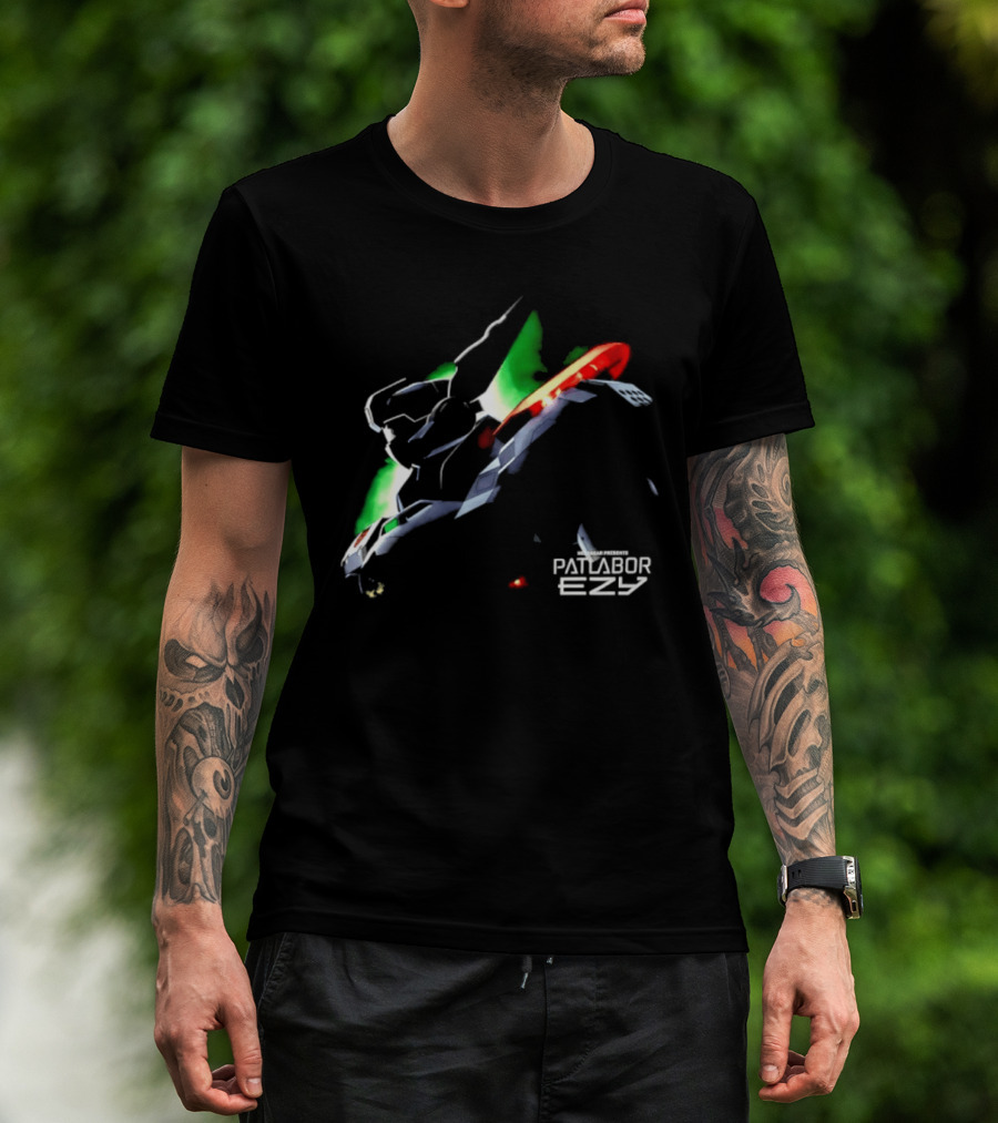 Patlabor EZY Mecha Anime Robot Headgear Dynamic T-Shirt