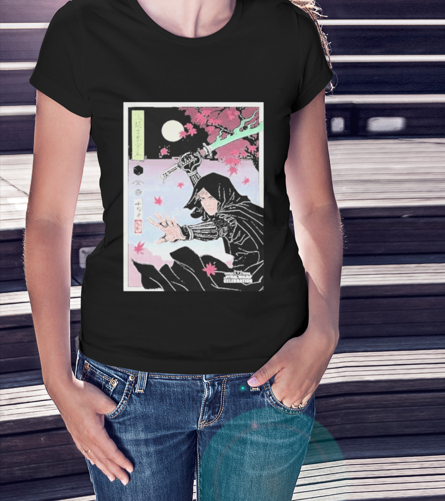 Star Wars Celebration Japan 2025 Luke Skywalker Samurai Art Final Reveal T-Shirt