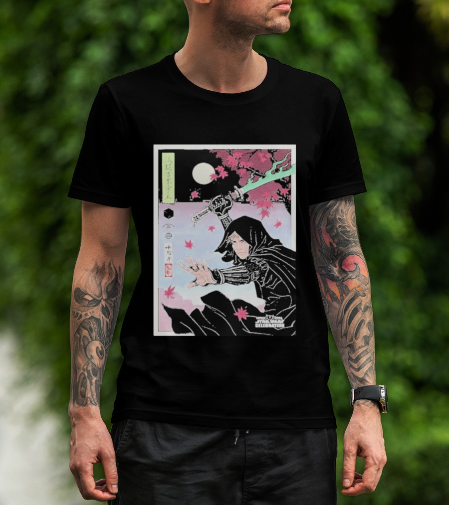Star Wars Celebration Japan 2025 Luke Skywalker Samurai Art Final Reveal T-Shirt