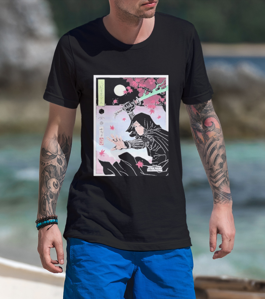 Star Wars Celebration Japan 2025 Luke Skywalker Samurai Art Final Reveal T-Shirt