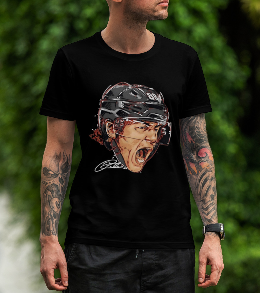 Patrick Kane Chicago Blackhawks NHL Hockey 88 Fierce Expression T-Shirt