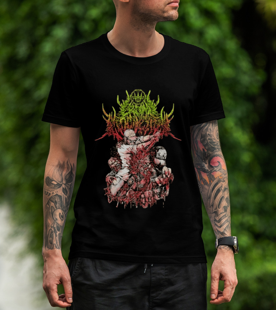 Police Brutality Zombie Death Metal Gore T-Shirt