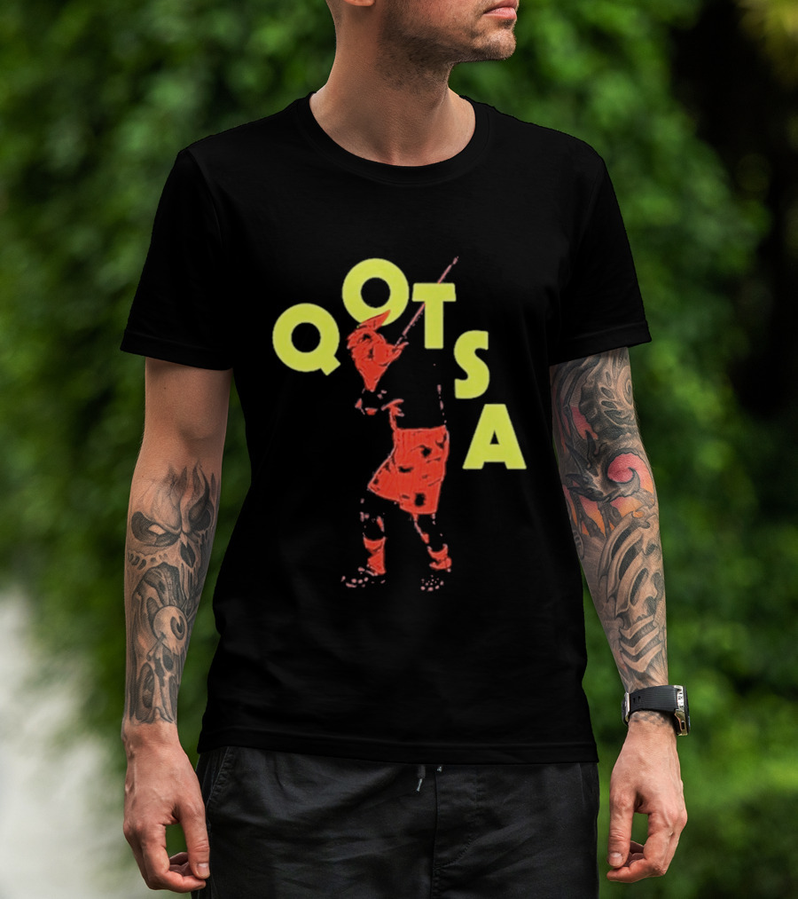 Queens Of The Stone Age QOTSA Executioner Bold Red Yellow T-Shirt