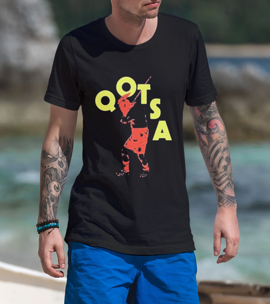 Queens Of The Stone Age QOTSA Executioner Bold Red Yellow T-Shirt
