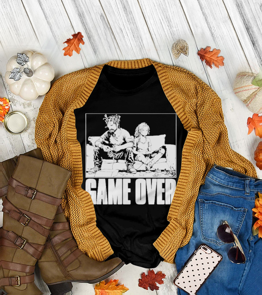The Reel Rejects TLOU Game Over Couch Scene T-Shirt