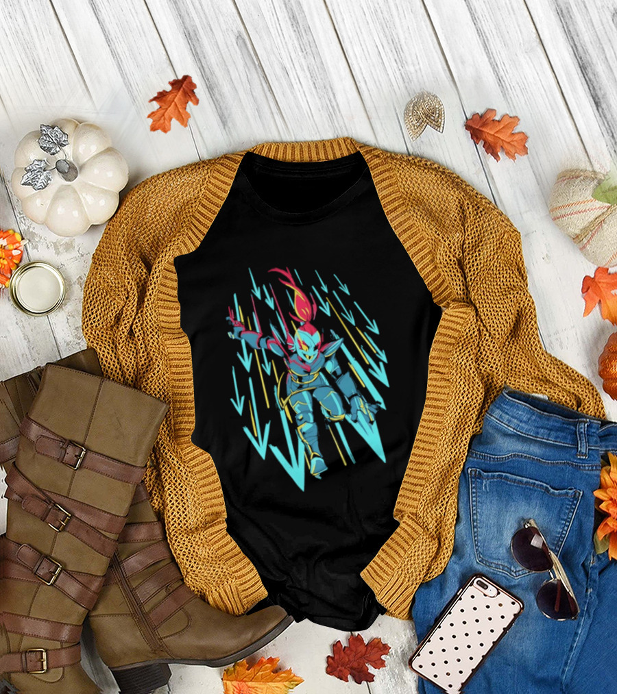 Undyne Onslaught 10th Anniversary Undertale T-Shirt