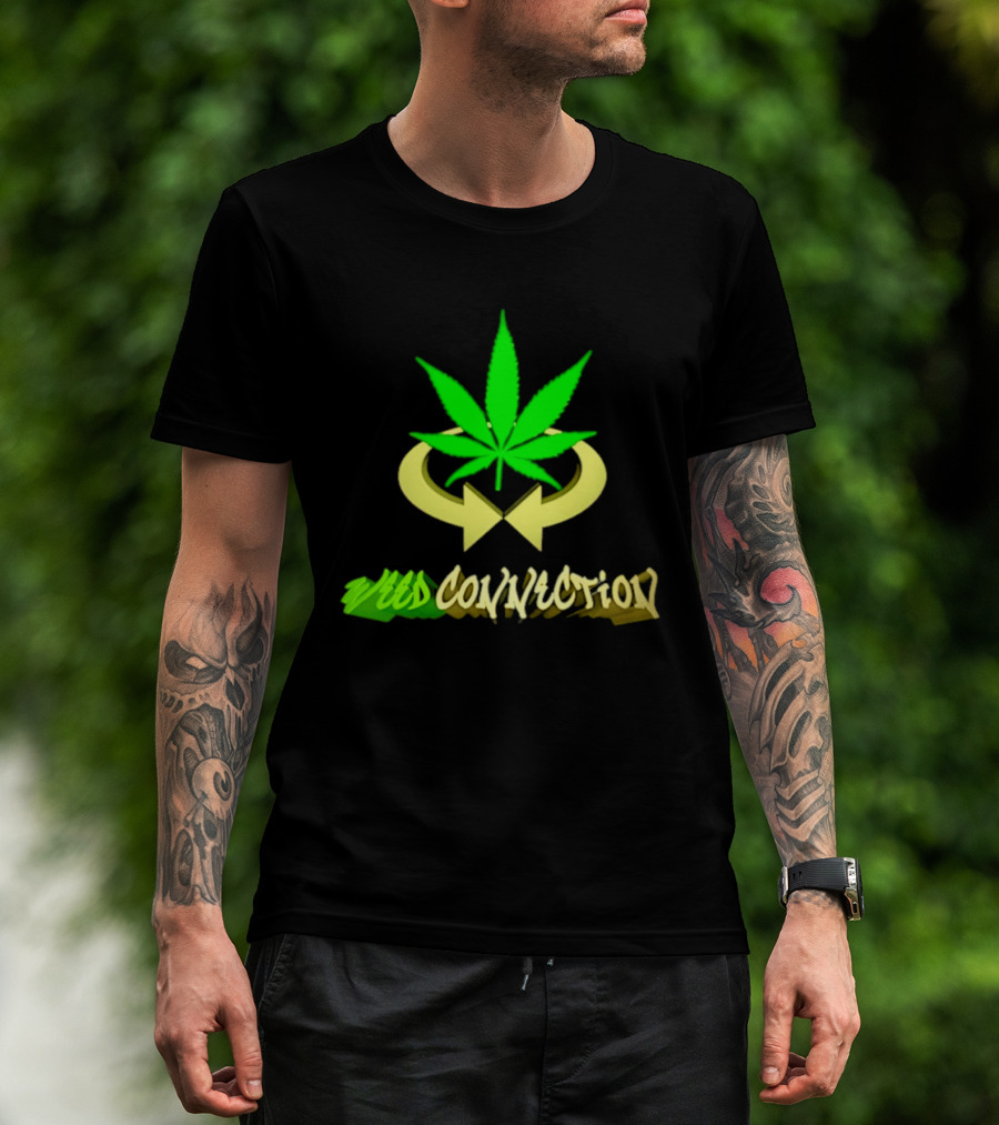 Cannabis Leaf Symbol Weed Connection T-Shirt
